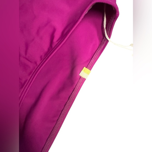 Summersalt High Leg Mid Rise Bikini Bottom Fuchsia - Picture 2 of 4